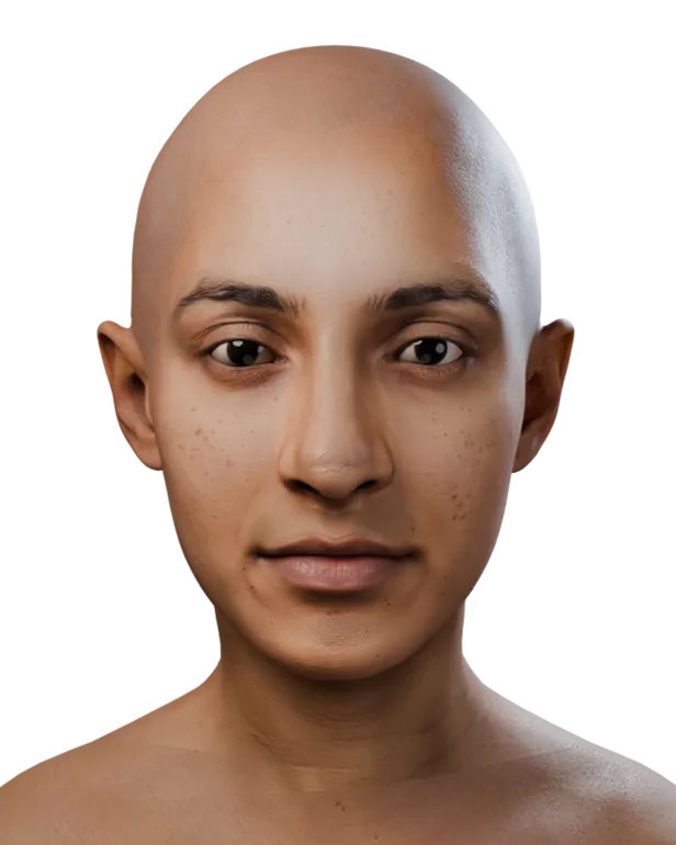 FaceNinja가 그 사진으로 만든 3D MetaHuman 헤드
