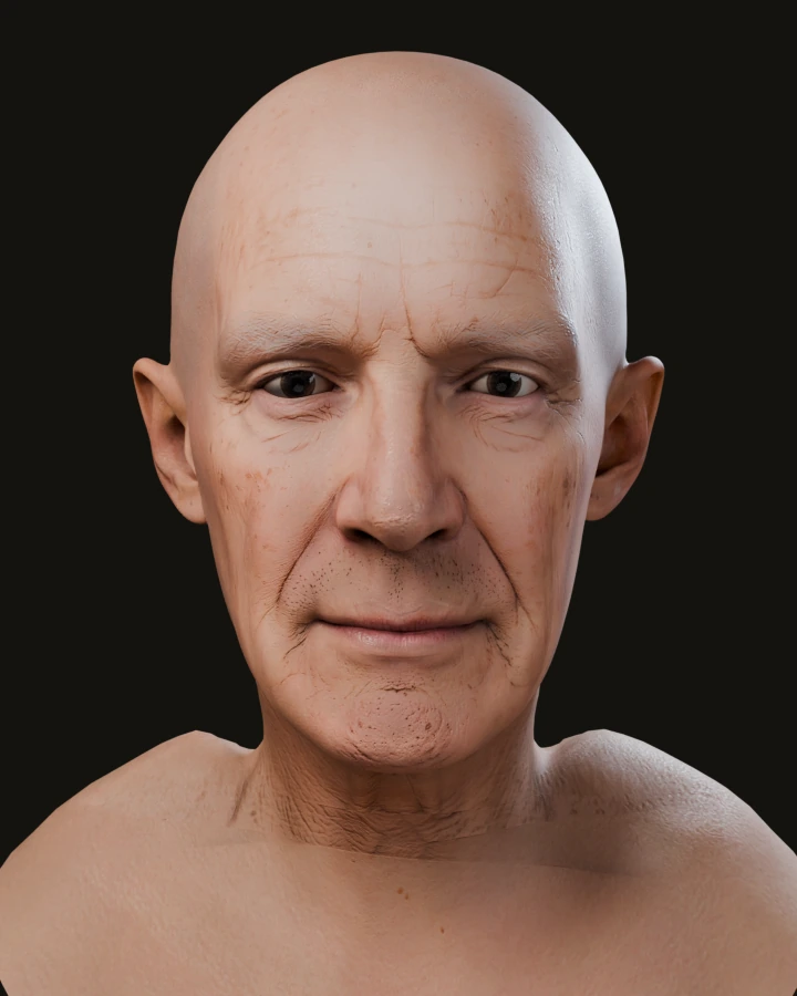 FaceNinja가 그 사진으로 만든 3D MetaHuman 헤드